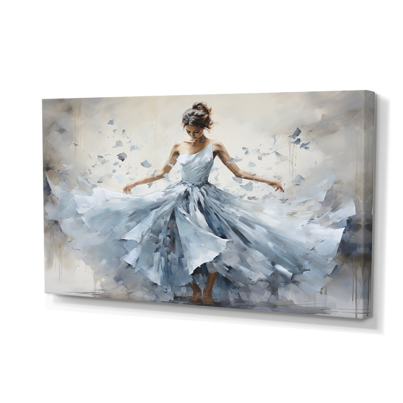 House of Hampton® Blue Ballet Dance I - Ballet Framed Prints | Wayfair